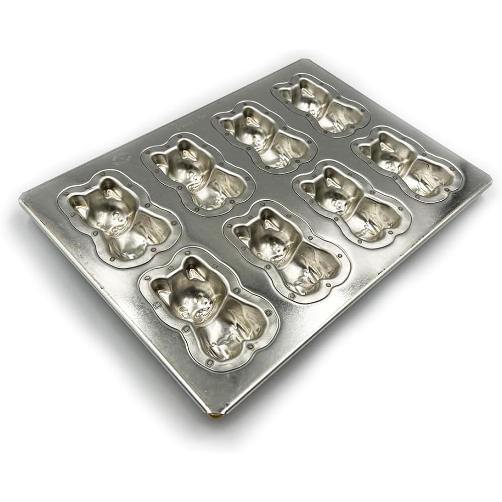 Matsunaga Seisakusho Silicone Processed Silver Shiba Inu Wankichi Top Plate 8P