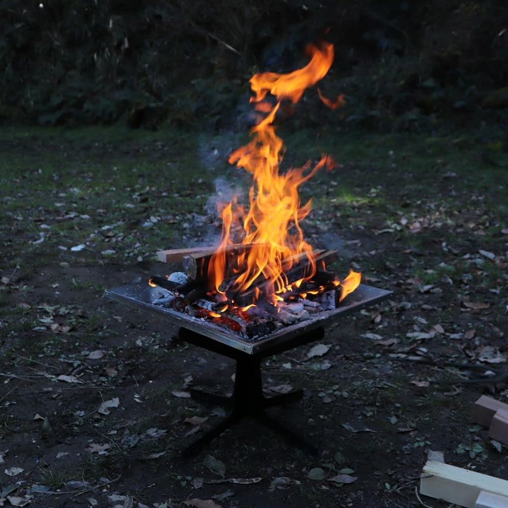 THE IRON FIELD GEAR Bonfire Stand TAKI BE TREE Takibi Tree Bonfire Stand Secondary Combustion Compact Lightweight Portable Easy Installation Stainless Steel Camping Outdoor 0107-001 The Iron Field Gear