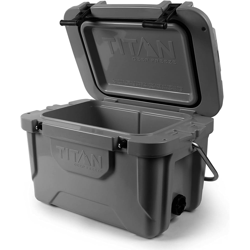 Titan Deep Freeze Roto Cooler Box 20Q 19L Outdoor Camping BBQ Fishing Hard Cooler