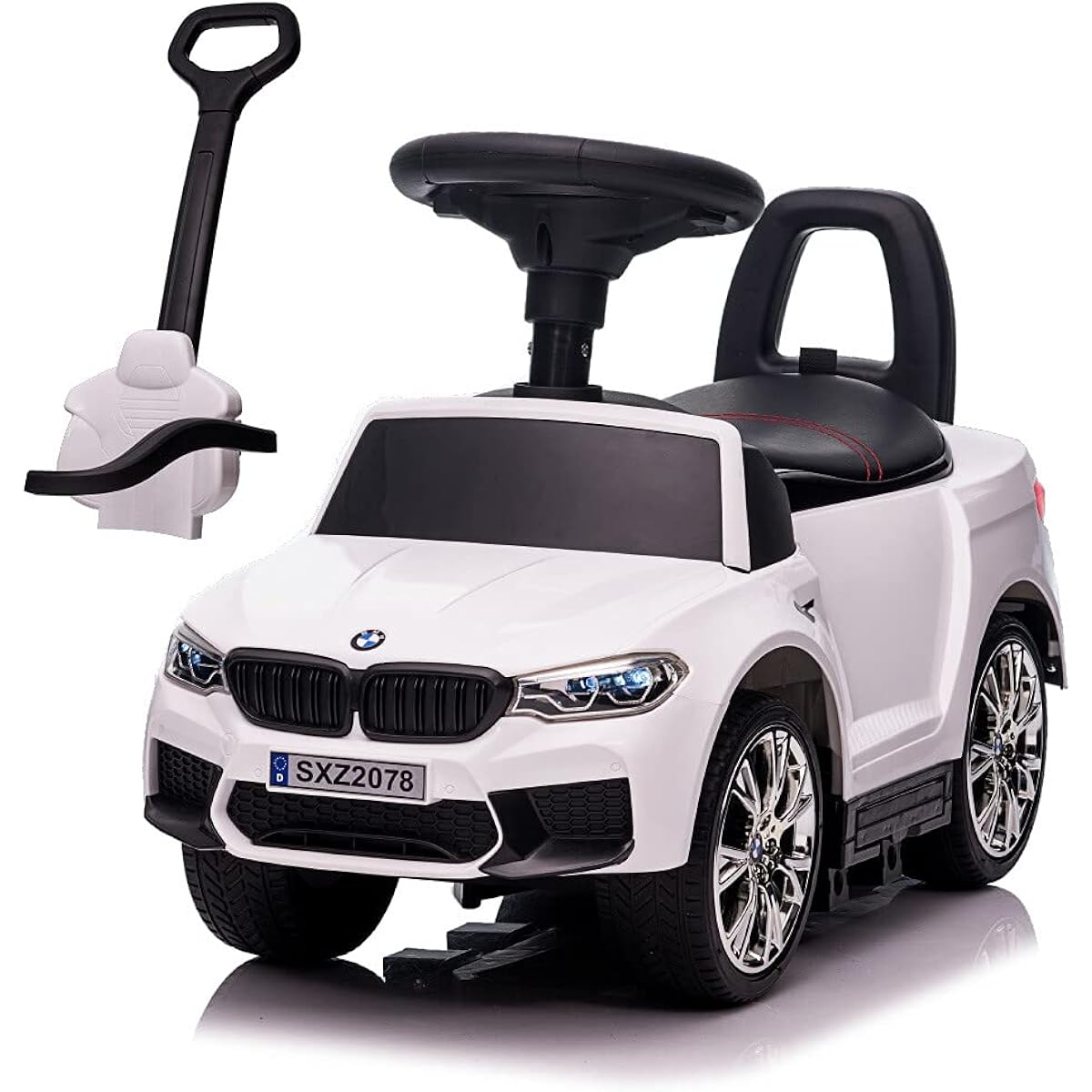 Riding Toy BMW-M5 White Foot Kick & Hand Push 2WAY Children Vehicle Toy Kids Children Car Vehicle Vehicle M5,