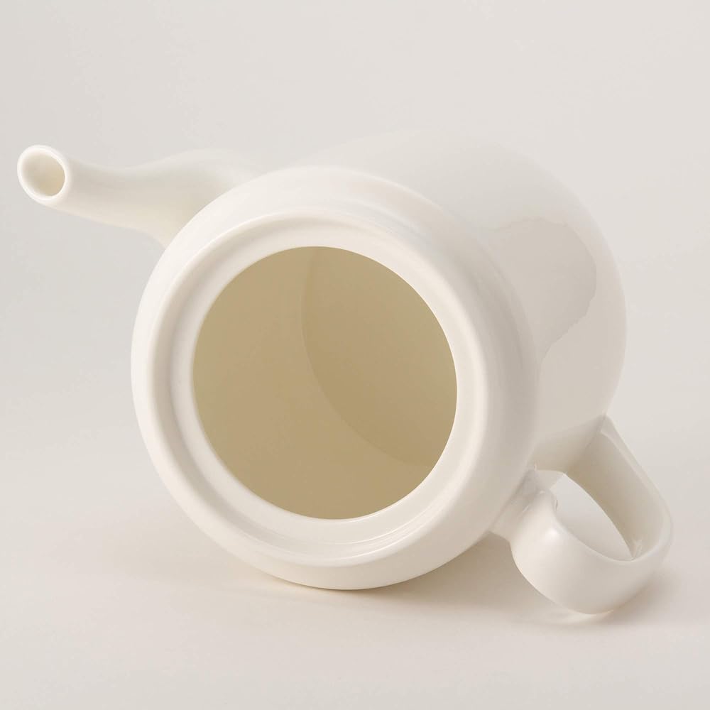 NARUMI Tea Pot Chinese Cooking Tableware White 1130cc Chinese Tea Made in Japan 9000-4295