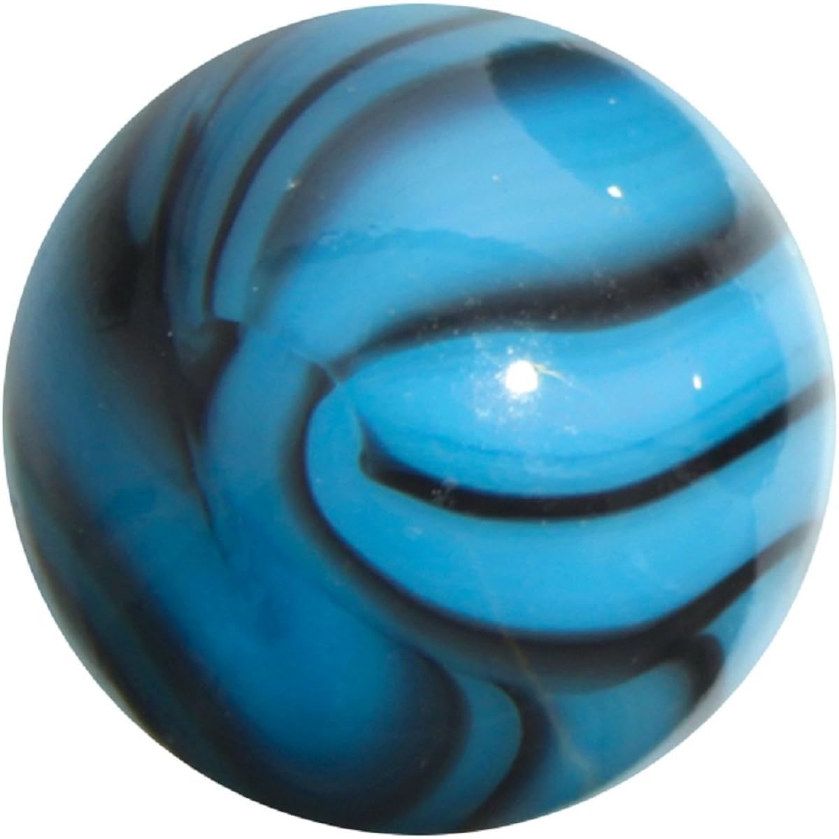 Big Game Toys Large 2" (50mm) Brontosaurus Toe Breaker Glass Marble W/Stand