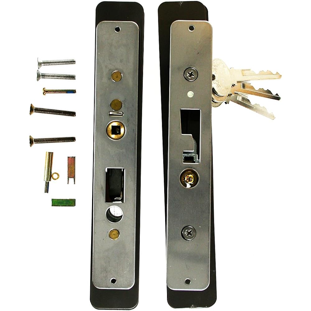 ALPHA Replacement sickle lock for sliding doors, universal type PF VP-4056-ALU