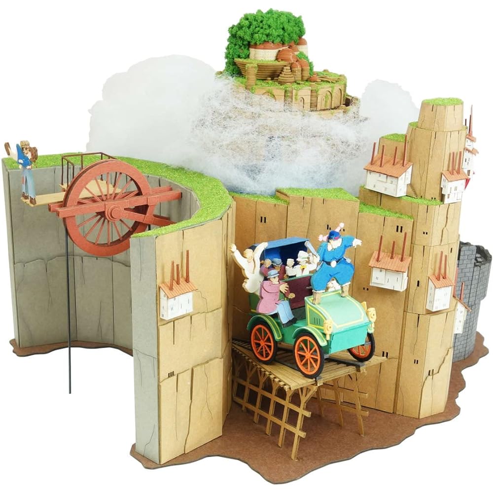 Sankei Studio Ghibli Works Series Laputa: Castle in the Sky Diorama Paper Craft MK07-44
