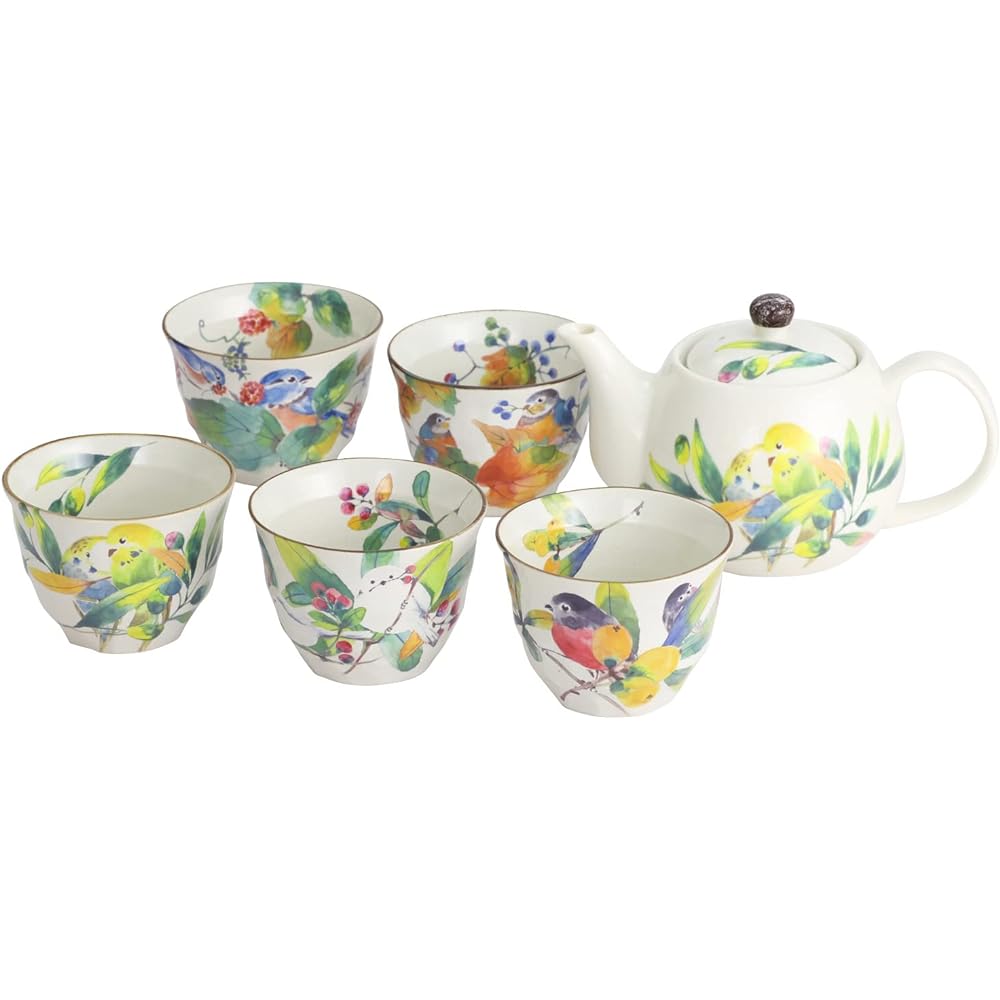 Hyakuchidori 5 guests pot tea utensil 2537
