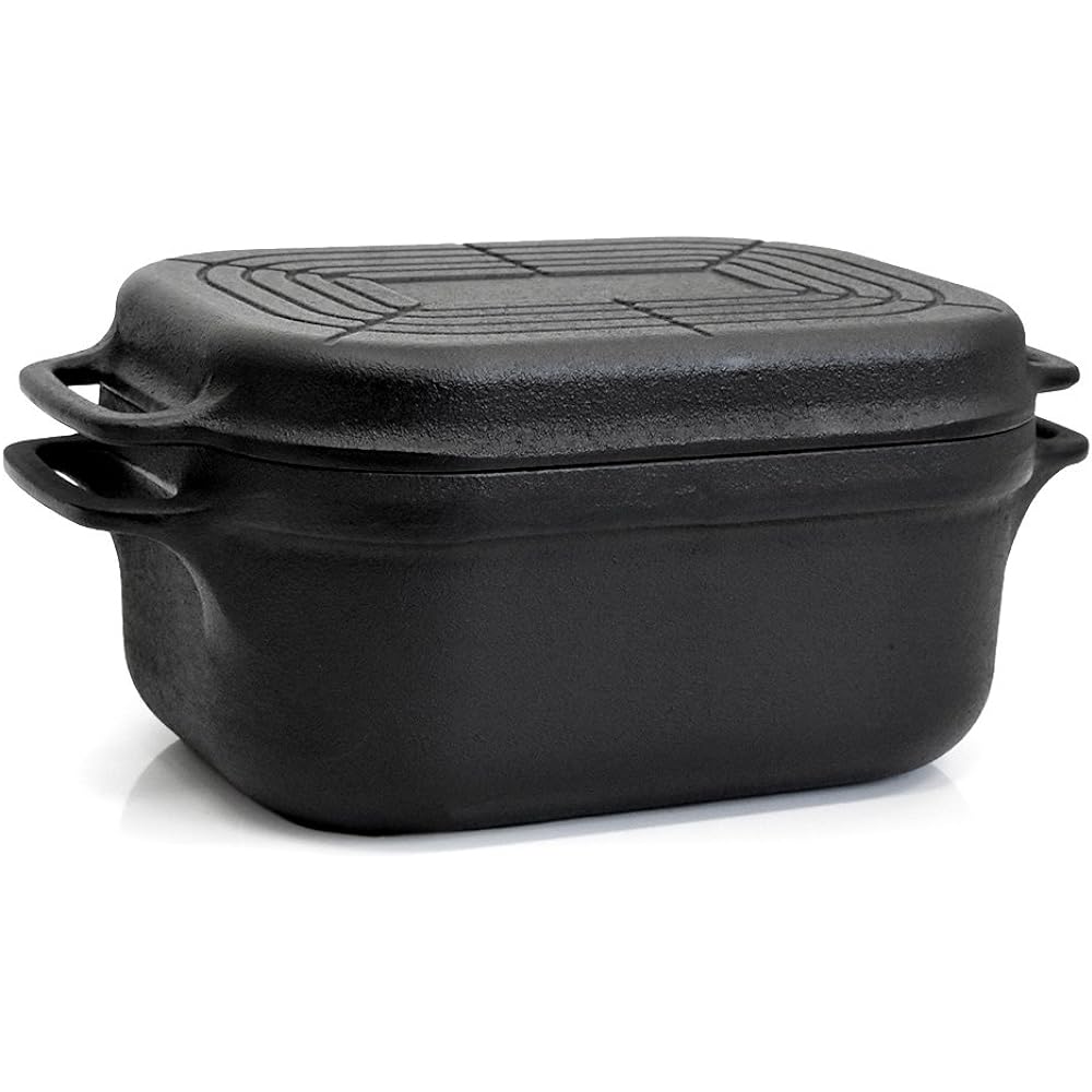 Made in Japan Nanbu Tekki "BS Pot" Dutch Oven IH Compatible / Gas Stove Compatible / Toaster Oven Compatible Oven Grill Pan Outdoor