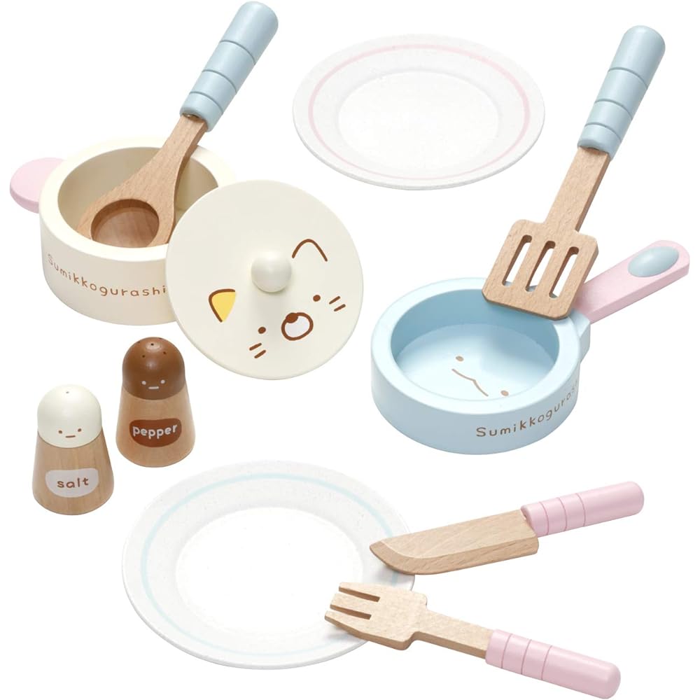 [Kawada Sumikkogurashi Toy Set] Sumikkogurashi Play Set SG-02 + Sumikkogurashi Fruit & Vegetable Set SG-03