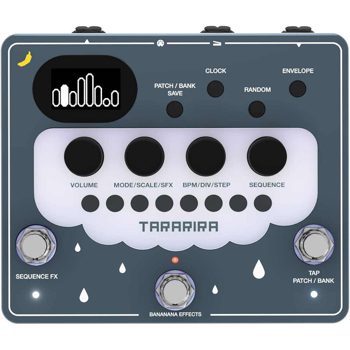 Bananana Effects - TARARIRA Pitch Shift Sequencer Arpeggiator Pedal