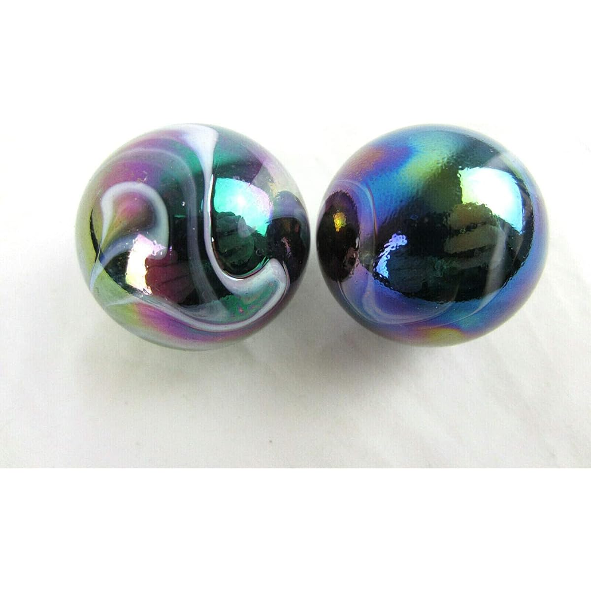 Big Game Toys Set of 2 Milkyway 35mm Boulder Handmade Shooter Marbles. . .