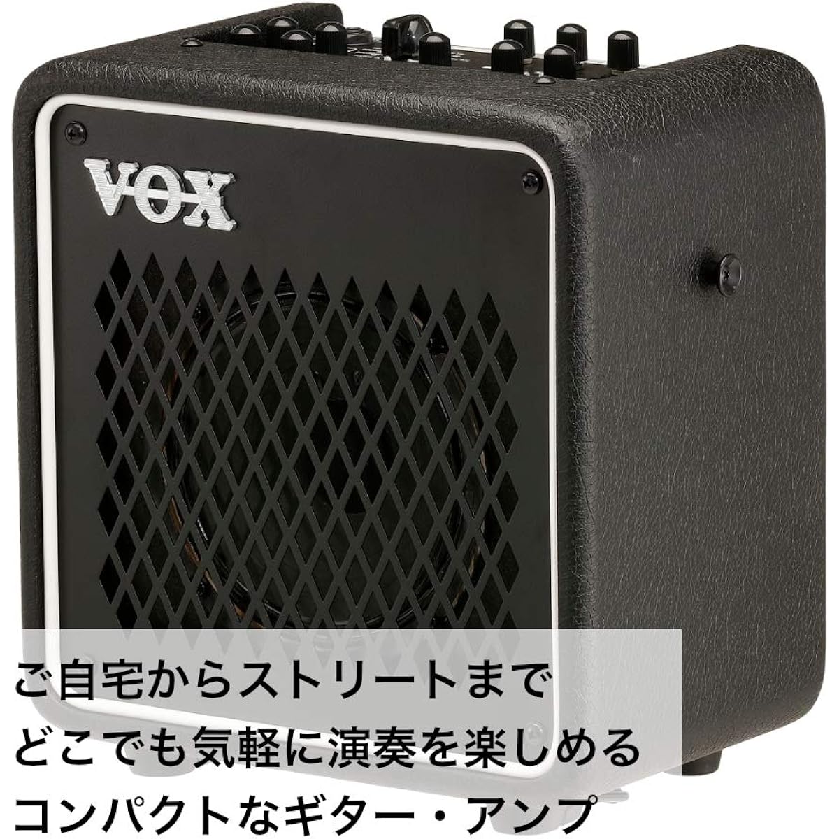 VOX 10W Modeling Amplifier for Electric Guitar MINI GO 10 Home Practice Portable Microphone Input Headphone Output Effects Rhythm Machine Looper MP3 Connection Mobile Battery Compatible
