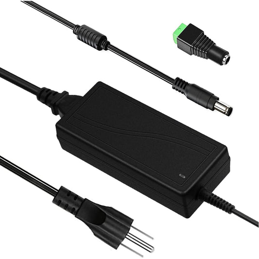 12 Volt 6 Amp Power Adapter Output 12V 6A 72W Wall Plug Switch 5.5mm x 2.1mm DC Output Jack Power Adapter Converter Regulator DC12V for 5050 LED Strip Light