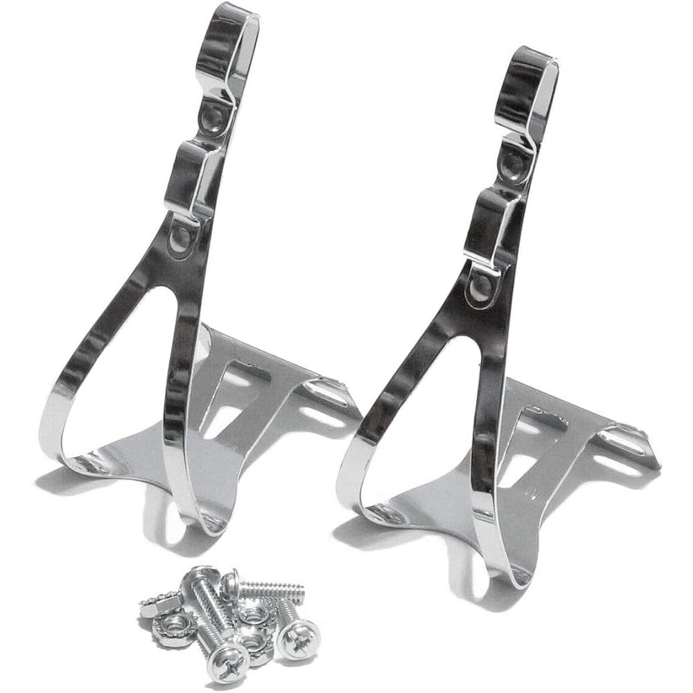 cinelli cinelli steel toe clip silver medium size 730PPM