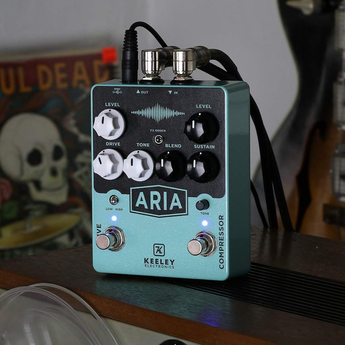 Keeley Aria Compressor Drive Compressor + Overdrive Guitar Effector (Parallel Import)