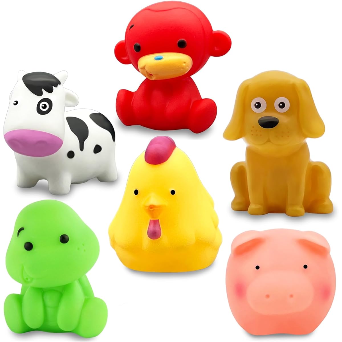 Bathtub Toys for Toddlers 1-3 Years Old - No Mold, No Mold Baby Kids Toddler Bath Toys 6-12-18-24 Months Water Pool Toys 1 Year Old 2 Year Old 3 Year Old 4 Year Old 5 Year Old Boy Girl Shower Gift 1-6 Year Old Newborn bathing essentials