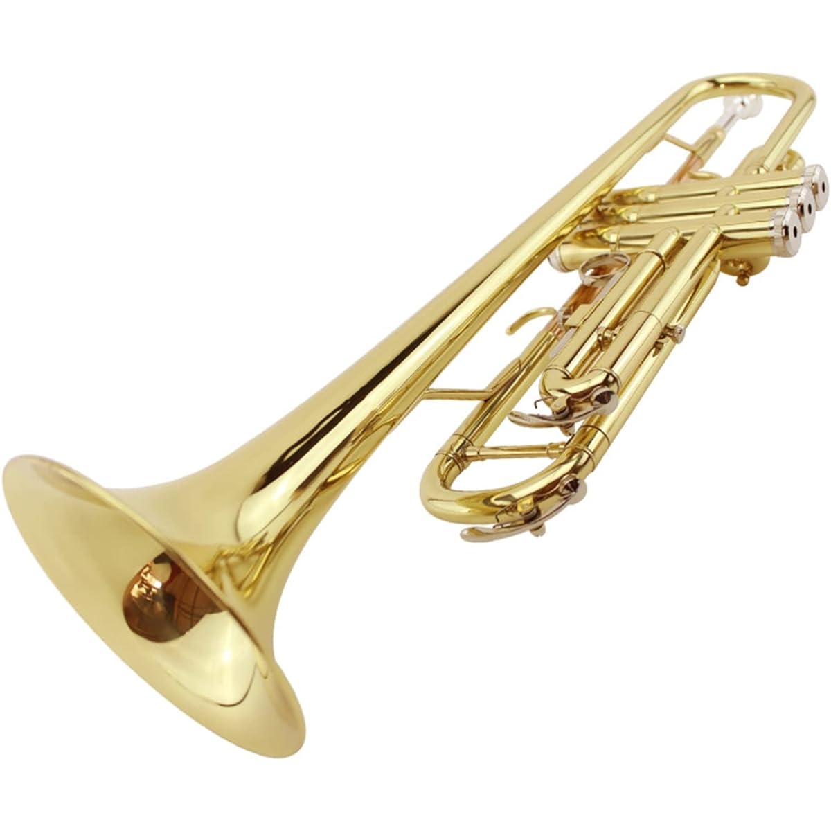 Small Trumpet Instrument Professional Trumpet Beginner B Flat Integrated Horn Test