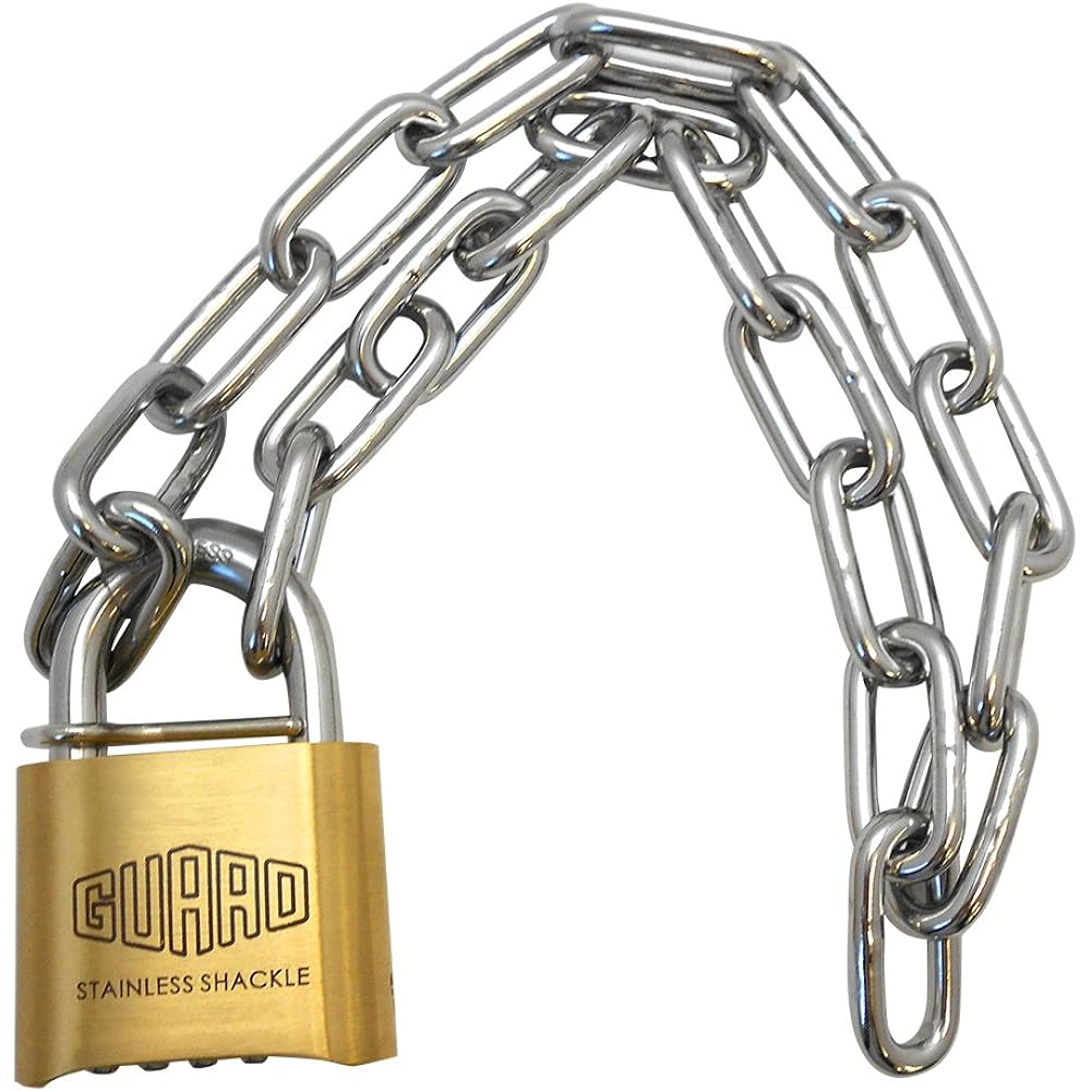 Guard lock outdoor variable number lock stainless steel shackle hanging length