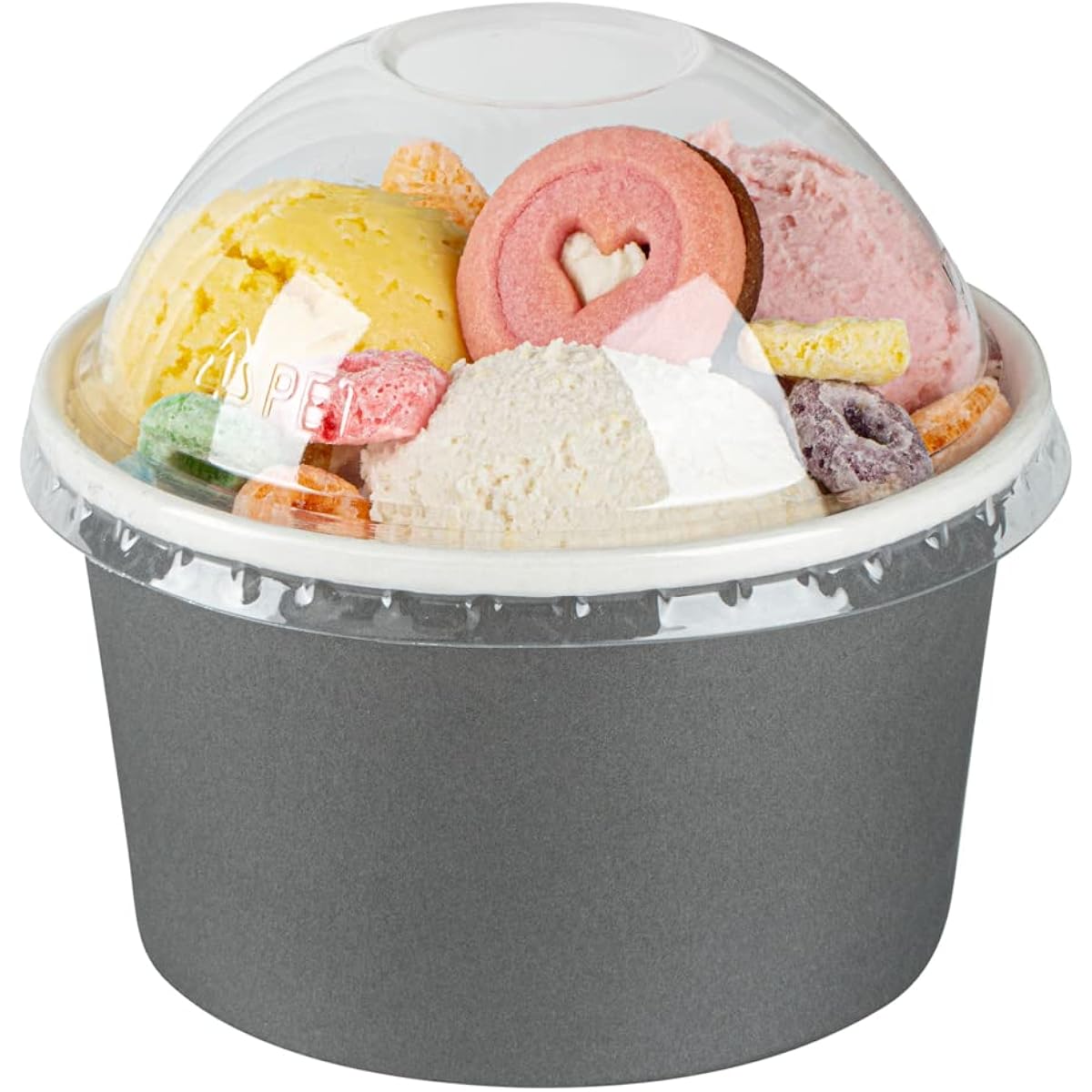 Restaurantware RWA0288C-50 Round Clear Plastic To-Go Cup, 12 oz, Clear RWA0294C-50
