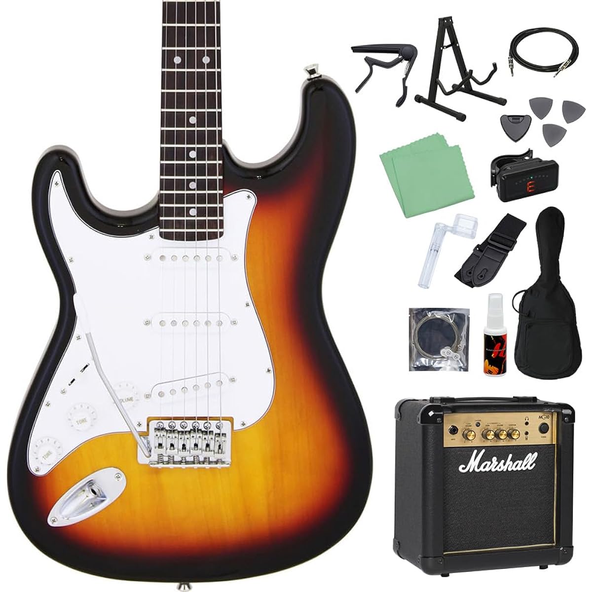 LEGEND LST-Z L/H 3TS Electric Guitar Beginner 14-piece Set [Includes MG10] Left-handed Legend
