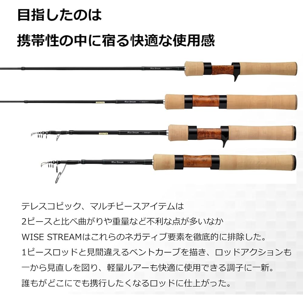 DAIWA Trout Rod Wise Stream Telescopic/Multi-piece Specification Various