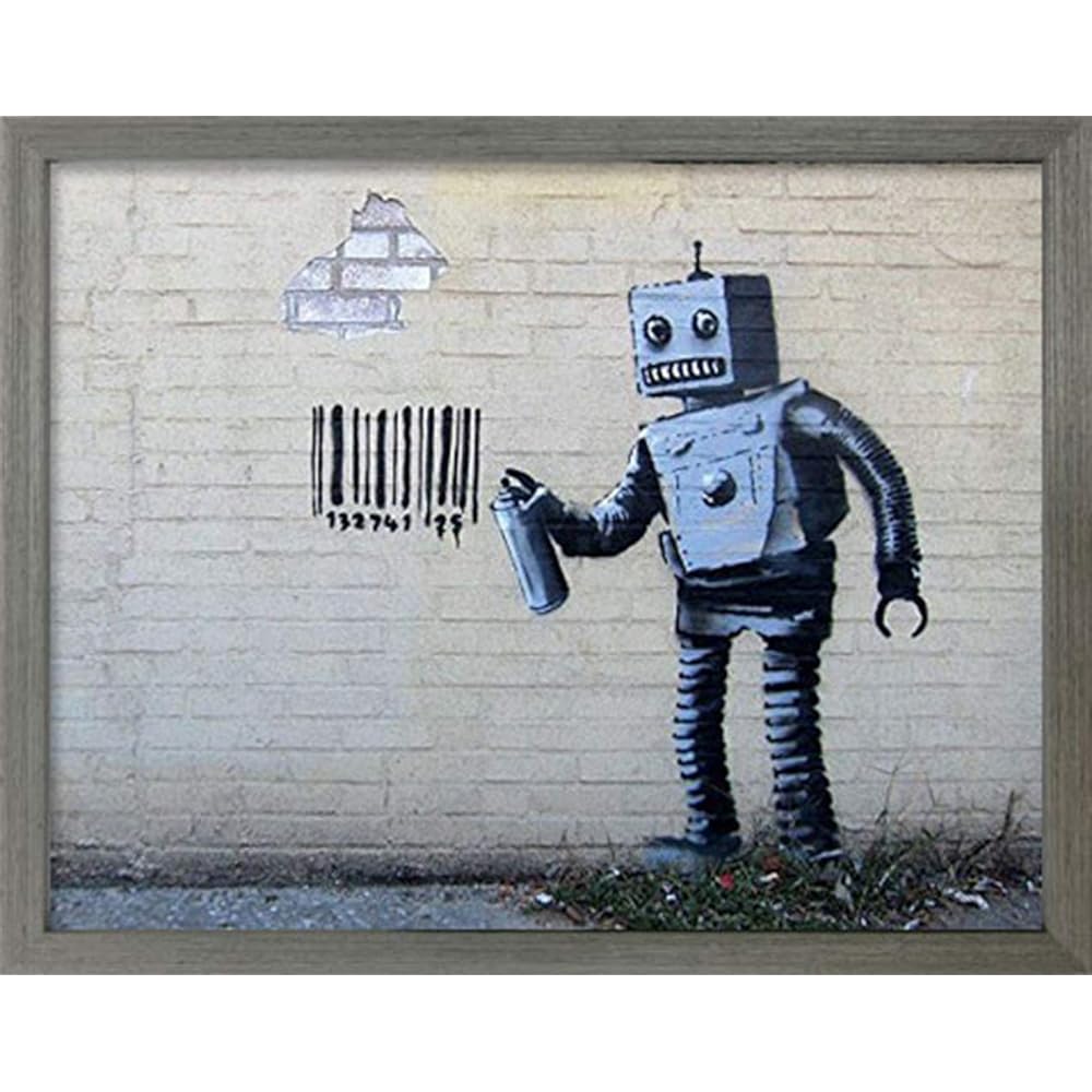 Bikosha Art Frame Gray 14x11inch Banksy Wither IBA-61734