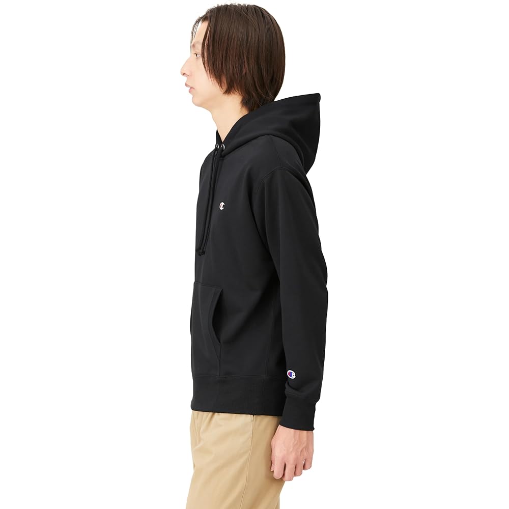 [Champion] Hoodie, Long Sleeve, One Point Logo, Hooded Sweatshirt, Men's Sports, C3-XS151