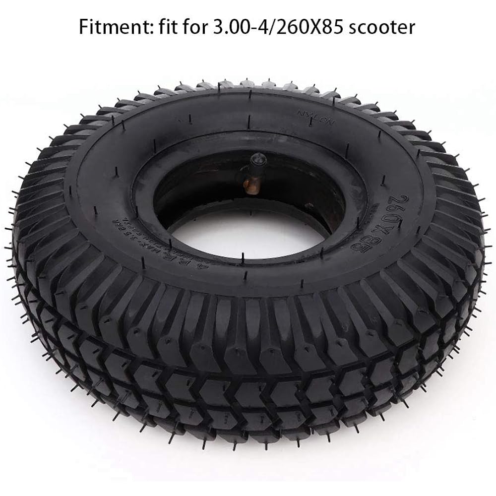 Wear Resistant 3.00-4/260X85 Tire Inner Tube, For Scooter Wheelchair, Electric Scooter Tire Replacement