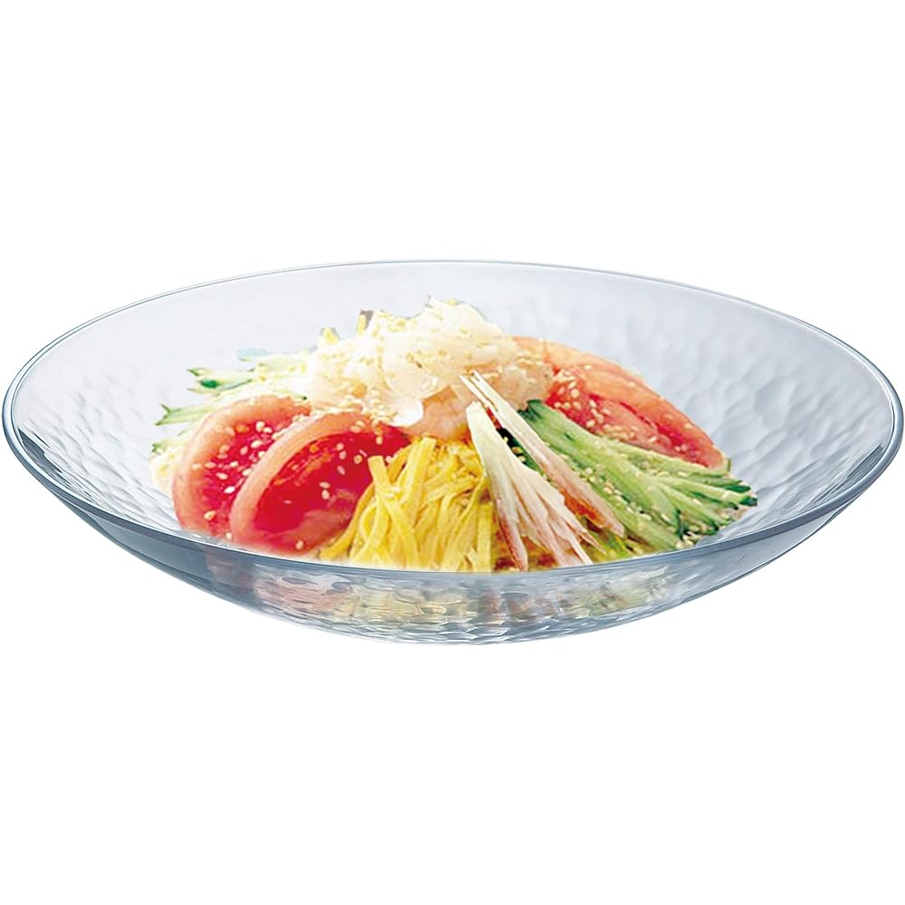 Toyo Sasaki Glass Medium Bowl Glassue Ball 23 Made in Japan Dishwasher Safe (Sold in Case) Clear Approximately φ23.5 x 4.5cm, Maximum Diameter Approx. 23.5cm 24 pieces P-54305-JAN