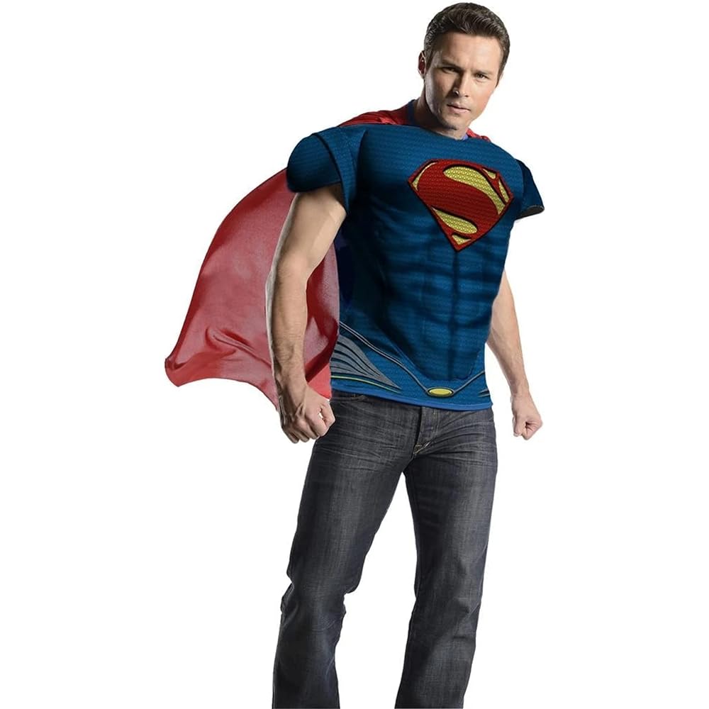 Superman Skin Suit Costume Men's 165cm-175cm