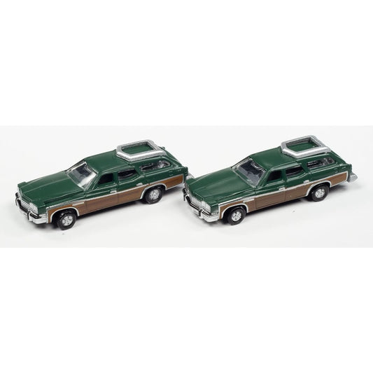 Mini Metals 1:160 Scale - 1975 Buick Estate Wagon - (2 Pack)