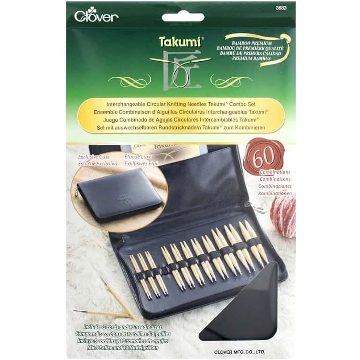 Takumi Bamboo Interchangeable Circular Knitting Needle Set