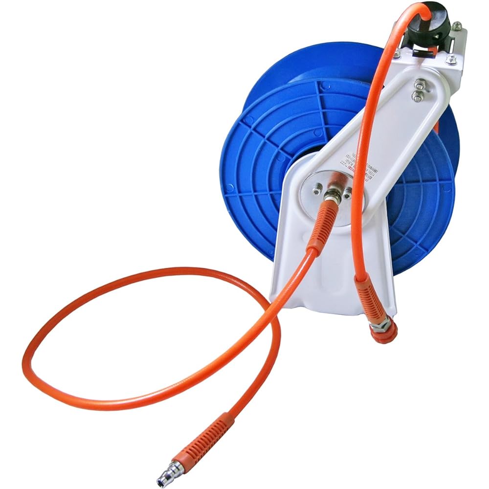 KENOH Air Hose Reel for Air Compressor Installation 12m Roll JR-612