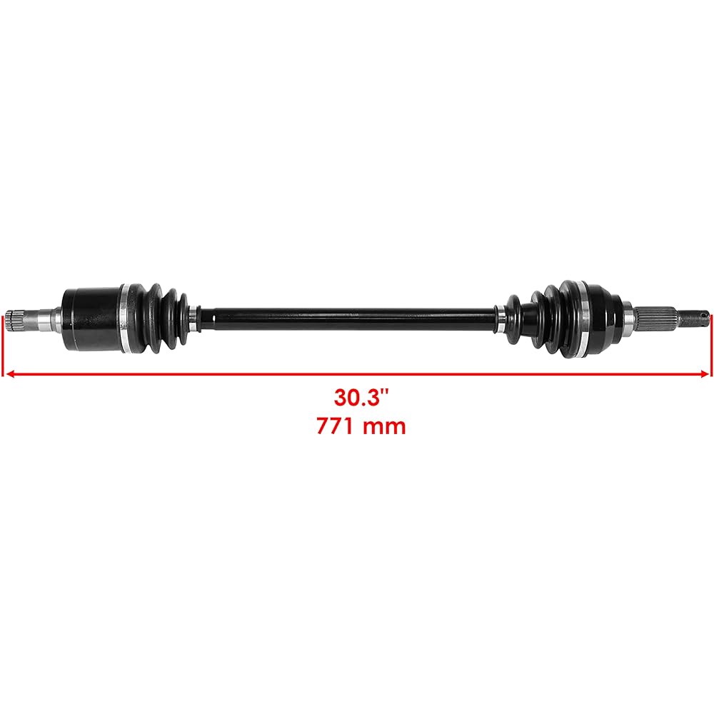 Caltric Front Left Complete CV Joint Axle Compatible with John Deeere Utv Am146261 AUC13793 AM138105