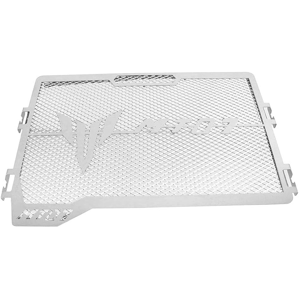 Stainless Steel Motorcycle Radiator Guard, Protective Grille Cover, Suitable for Yamaha MT07 2014-2019 (Silver)