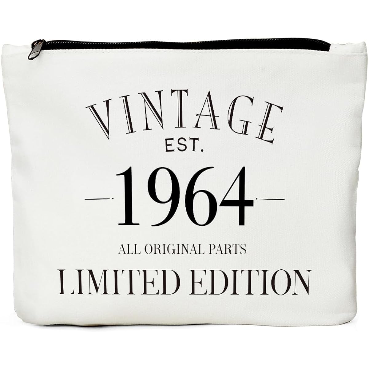 60th Birthday Gifts for Women 1962 60th Birthday Decoration Gifts for Women - 60th Birthday Gift Ideas for Mom, Wife, Friend, Coworker, Aunt, Boss - 1962 Limited Edition Makeup Bag
