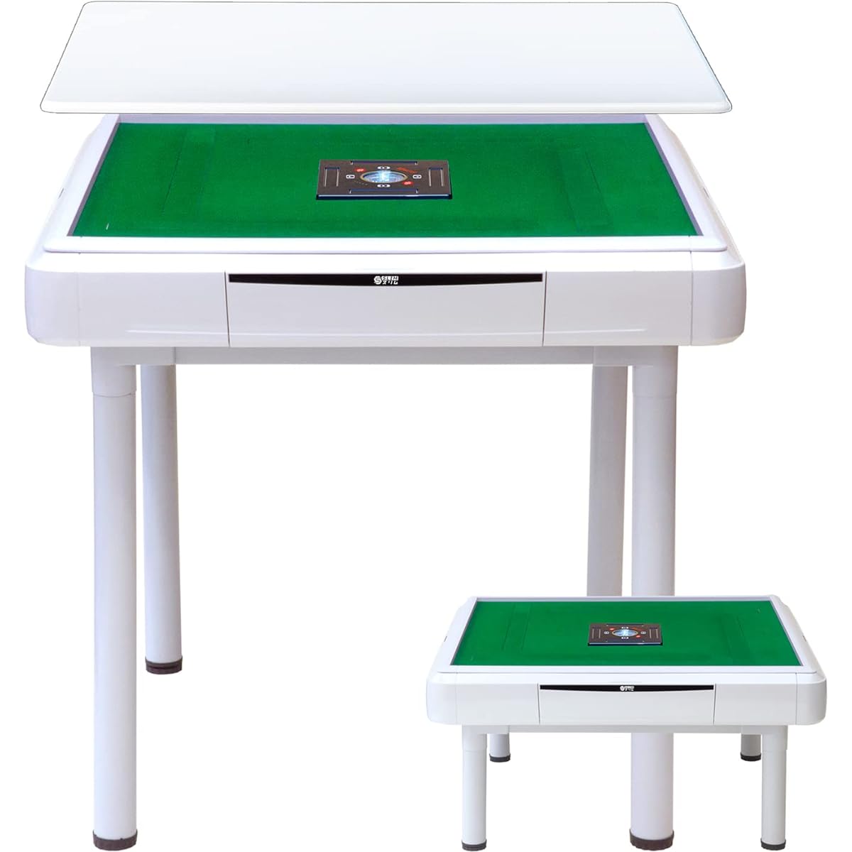Home fully automatic mahjong table "Slim Plus 28S" White / Table legs & low table legs set / Table board (white) included / Tile size 28mm
