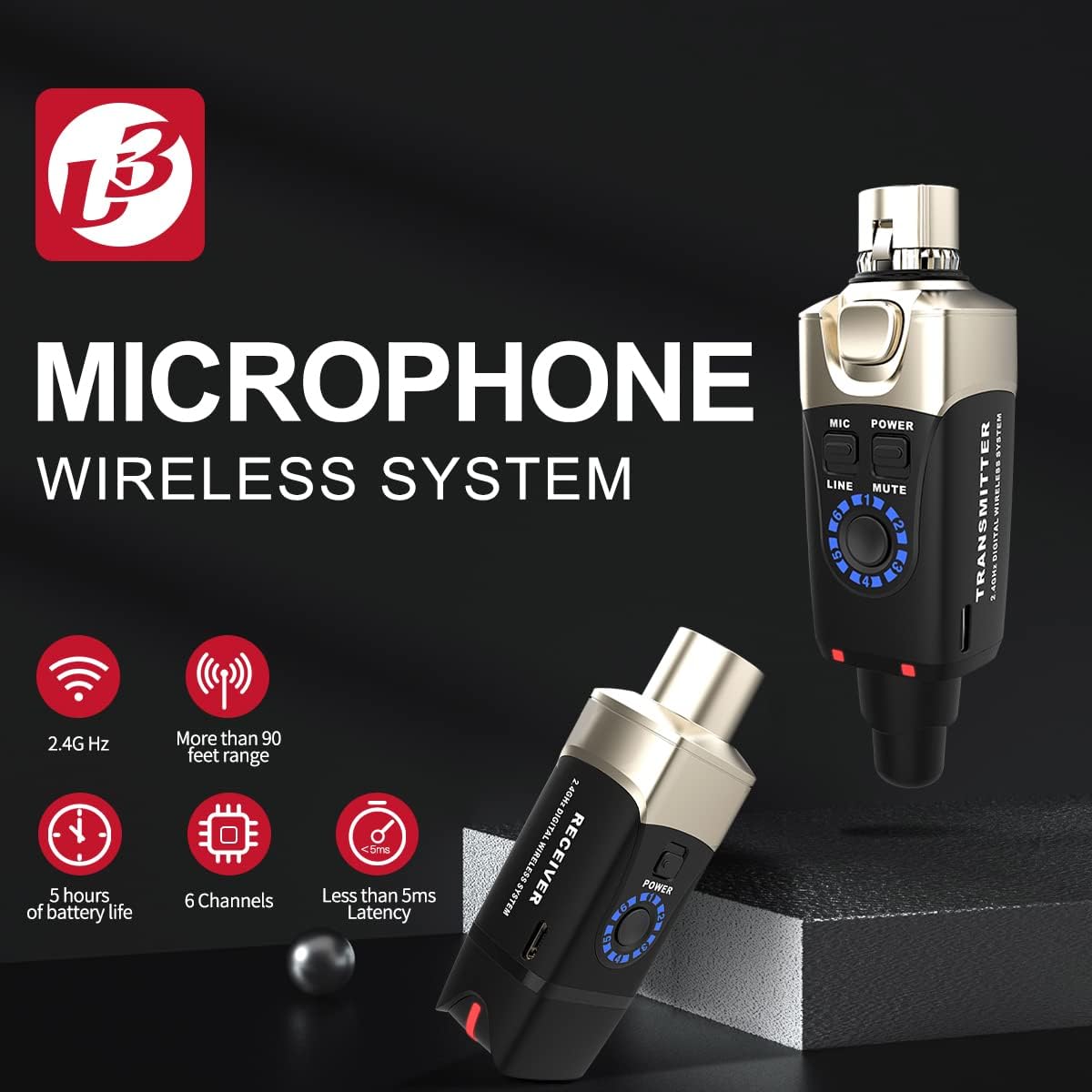 Exclusive for Xvive U3T transmitter U3 microphone wireless system