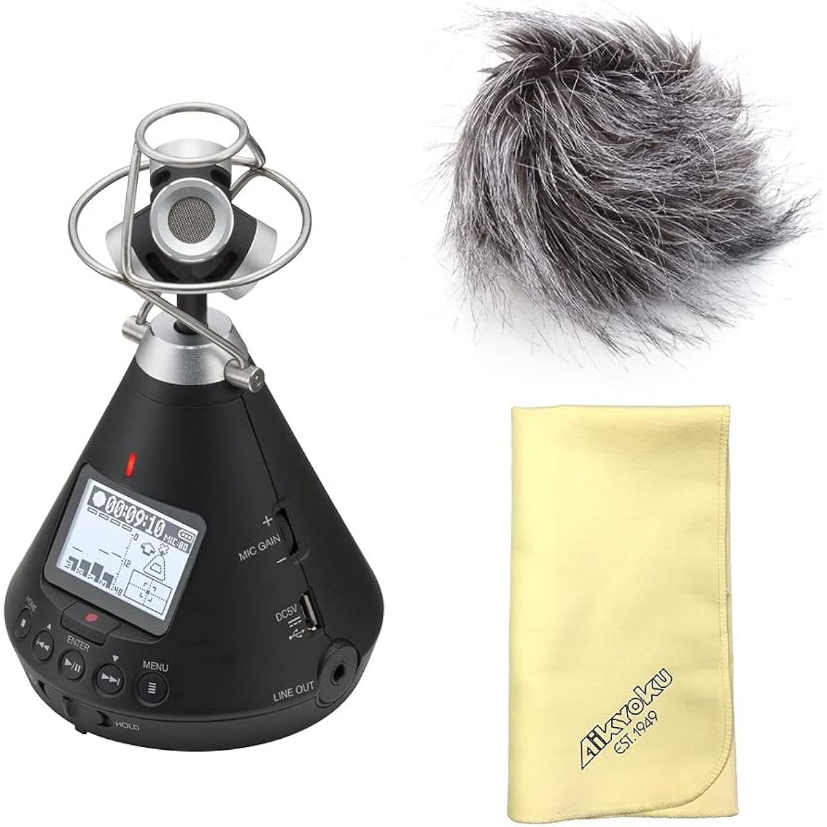 [Includes Aikyoku cloth] [Includes genuine hairy windscreen/WSU-1] ZOOM H3-VR 360° Virtual Reality Audio Recorder VR audio recorder