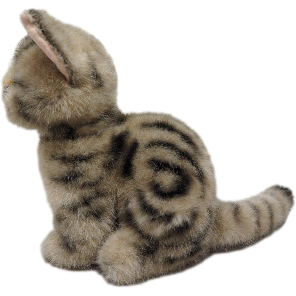 Sanei Boeki Original Stuffed Toy Graceful (Made in Japan) Sitting Ame Show Brown W12 x D18 x H20.5cm Cat I-6852