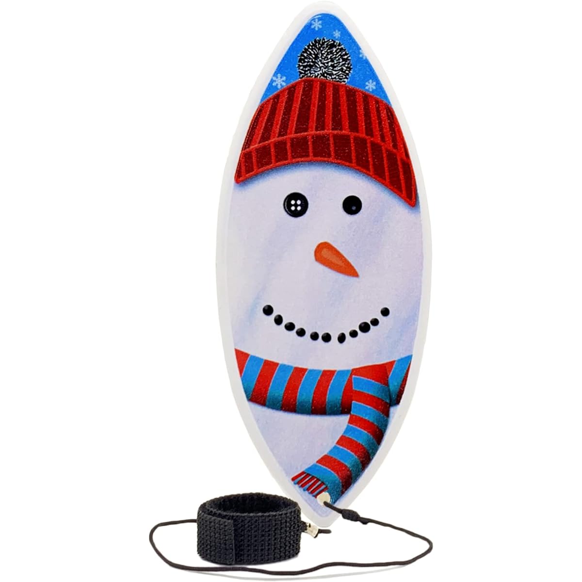 Shaka Minis Finger Skimboard | Finger Surfboard - Skim & Surf in Wind, Waves, Almost Anywhere (Snowman)