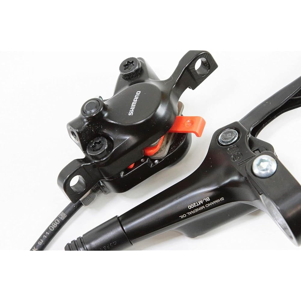 Lightweight SHIMANO High Performance Hydraulic Disc Brake BL-MT200 BR-MT200 Front and Rear Set Black... (No Rotor)