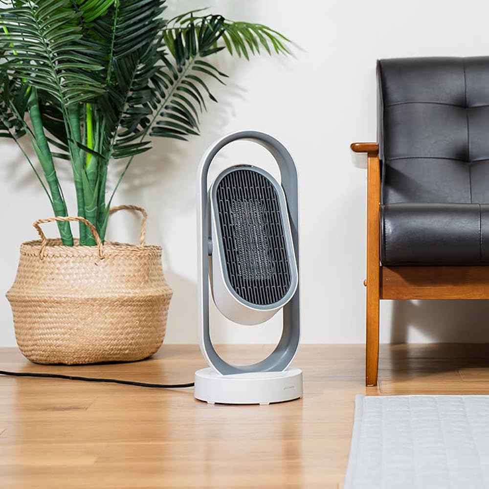 plusmore 3D ceramic heater & fan with remote control MO-WA005 (WH (white))