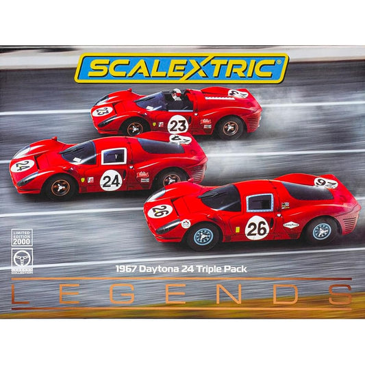 Scalextric 1967 Daytona 24 Triple Pack - 1:32 Car Pack