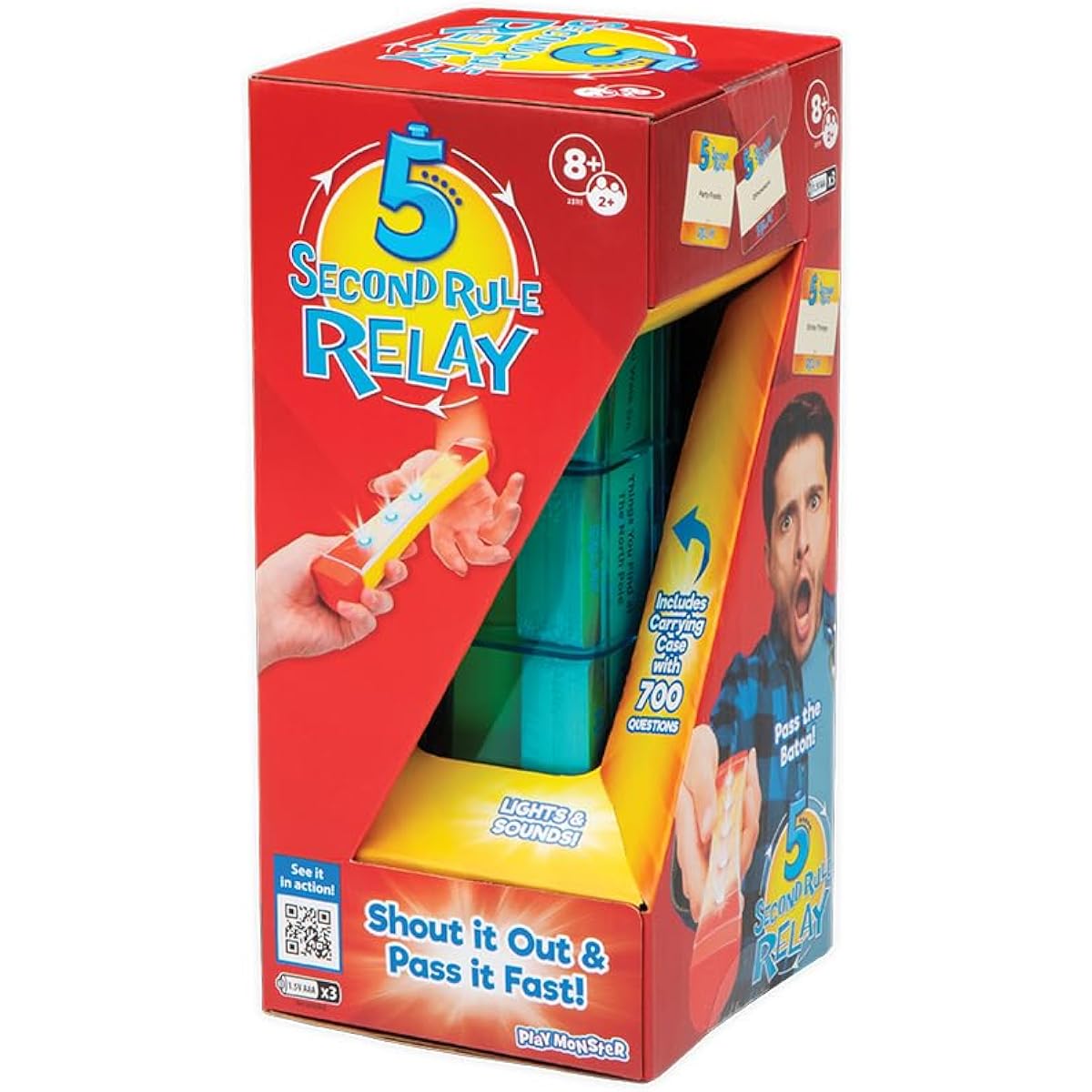PlayMonster GF020 5 Second Rule Relay Electronic Pass It Fast Game