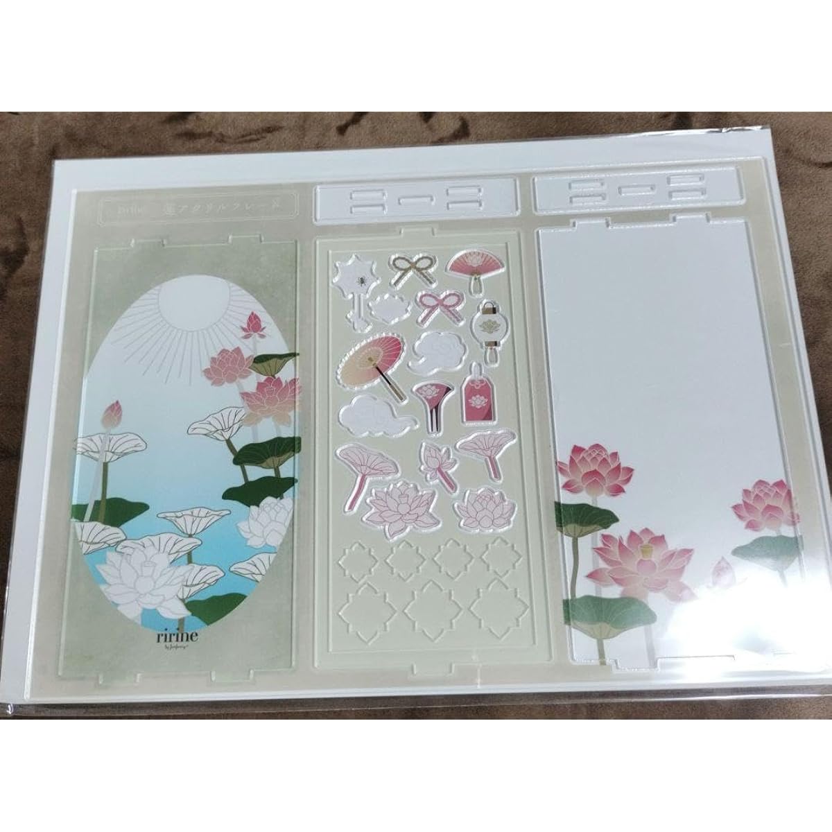 Fukuya Lotus Acrylic Frame Red Lotus with Brightness DJ
