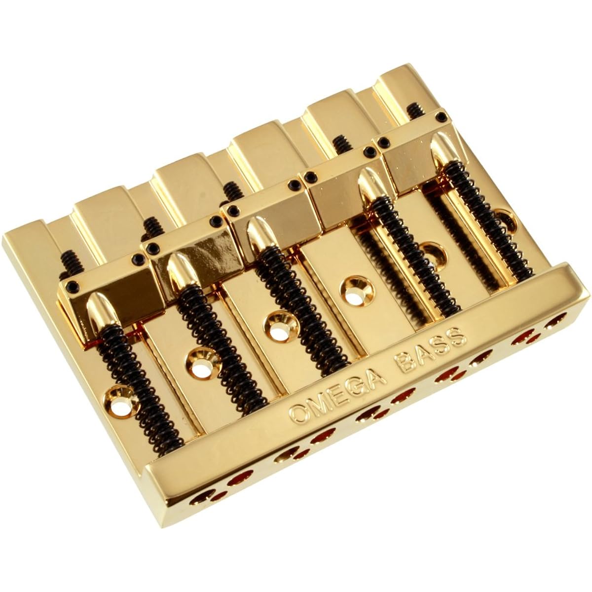 [Official Japanese Product] Allparts BB-3360-002 5-String Omega Bass Bridge Gold 6045