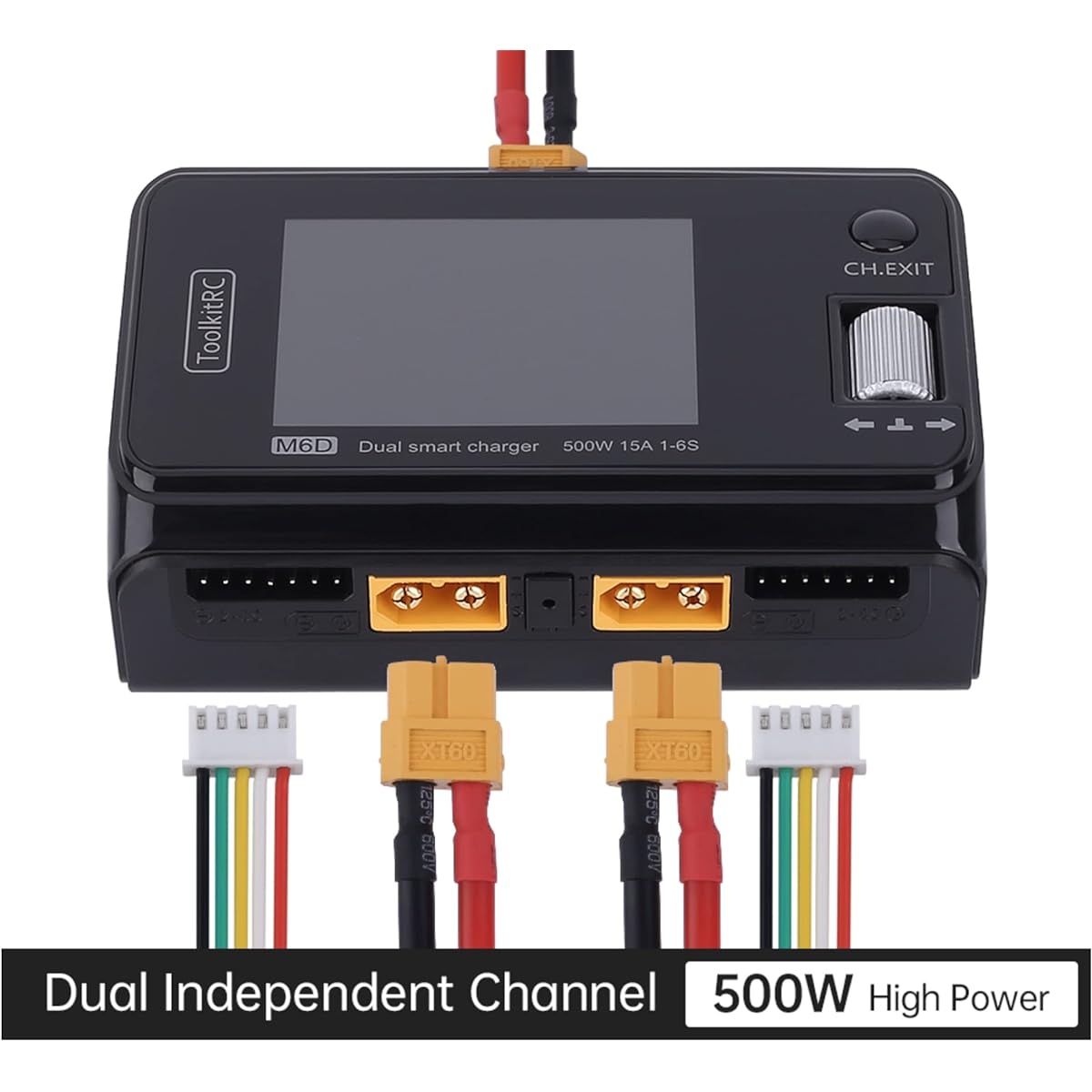 ToolkitRC M6D Charger 500w 25A Small Multi-Function Smart Balance Charger Discharger Lipo/LiHV/Life/Lion/NiMh/Pb RC Mini-Z Drone Airsoft Gun Mini 4WD MINI-Z mini4wd Lipo LiFe Nickel Metal Hydride Nissui [Parallel Import]