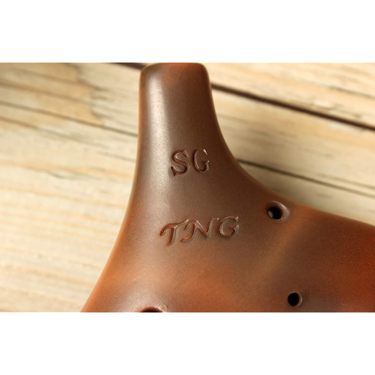 TNG Ocarina Musical Instrument [12 Holes / Single / Soprano / G Key / Purple Sand Red Clay] SG (with fingering chart) (with special case) ocarina High-grade wind instrument