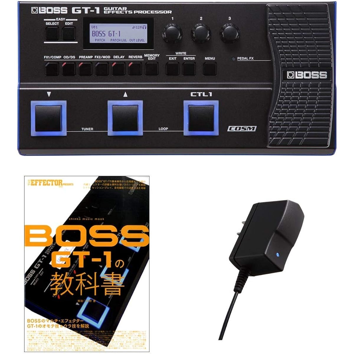BOSS GT-1 Starter Set Beginner Textbook Set Boss