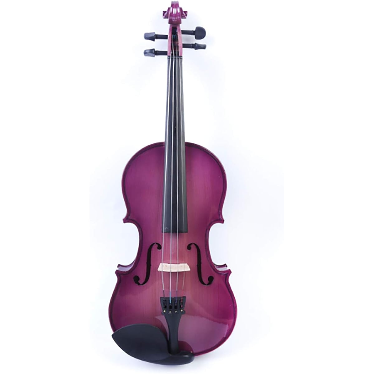 Violin Purple Solid Wood Violin Handmade Grade Examination Student Violin Violin for Beginners (Color: Purple)