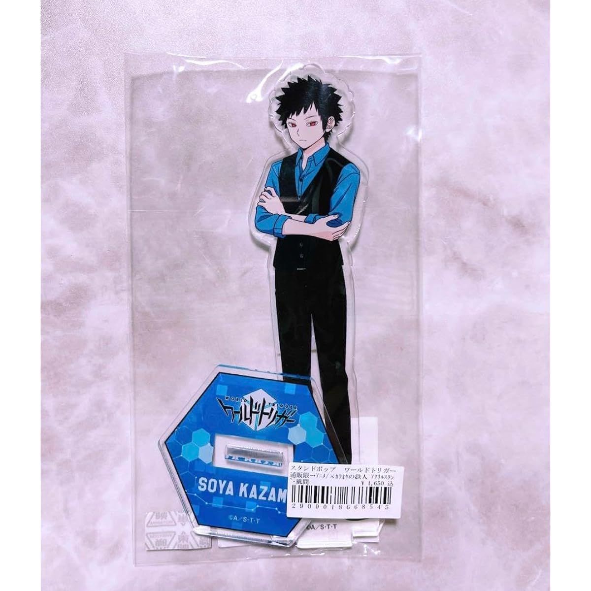 World Trigger Karaoke no Tetsujin collaboration acrylic stand Soya Kazama